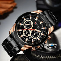 CURREN Quartz Watch for Men Top Brand Luxury Fashion Business Watches Steel Waterproof Man Sport Wristwatch Relogio Masculino