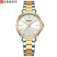 CURREN Simple Women Bracelet Luminous Quartz Watches For Ladies Sports Round Waterproof Business Wristwatch Relogio Feminino