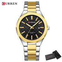 CURREN Men Watch Fashion Classial Luminous with Date Stainless Steel Band Relogio Masculino