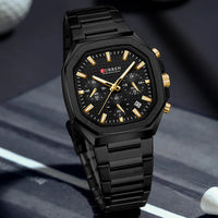 Curren Casual Versatile Men's Square Chronograph Watch (Dial 3.9cm) - CUR232