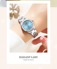 CURREN Watch for Women Fashion Quartz Women's Watches Waterproof Stainless Steel Elegant Ladies Wristwatch Original