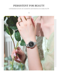 CURREN Ladies Light Luxury Watch Brand Jewelry Bracelet Watch Fashionable Girls Elegant Waterproof Quartz Watch