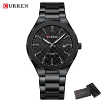CURREN Men Watch Fashion Classial Luminous with Date Stainless Steel Band Relogio Masculino