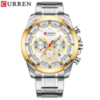 CURREN Quartz Watch for Men Top Brand Luxury Fashion Business Watches Steel Waterproof Man Sport Wristwatch Relogio Masculino