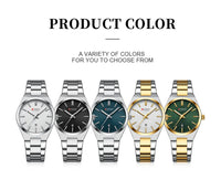 CURREN Luxury Quartz Watch for Women Elegant Stainless Steel Women's Watches Luminous Waterproof Date Wristwatch Ladies Gift