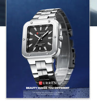 CURREN Luxury Original Man Watch Waterproof Stainless Steel Luminous Men's Wristwatch Date Week Quartz Fashion Watches For Men