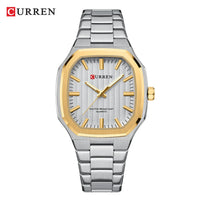 CURREN Brand Fashion Business Multi-functional Steel Band Quartz Men's Luxury Steel Wristwatch Retro Clock