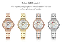 CURREN Fashion Women Watch Top Brand Luxury Lady Girl Wristwatch Original Stainless Steel Bracelet Classic Female Clock 9087