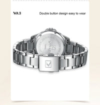 CURREN New Watch Women Fashion Casual Stainless Steel Watches Simple Ladies Round Dial Quartz Wristwatches Clock Reloj Mujer