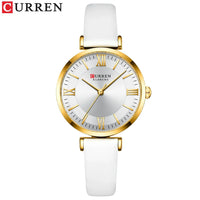 CURREN Top Luxury Brand Watch for Women Leather Watches Ladies Casual Quartz Watch Quartz Women's Wristwatch Montre Femme Relogi