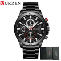 CURREN Men Watches Top Brand Luxury Men Military Wristwatches Full Steel Men Sports Watch Waterproof Relogio Masculino Montre