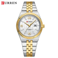 CURREN Women's Watch Analog Quartz Waterproof Ladies Wrist Watches with Date Dainty Fashion Luxury Stainless Steel Watch