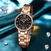 CURREN Brand 2022 New Ladies Original Luxury Watch Waterproof Stainless Steel Casual Sports Quartz Ladies Watch relogio feminino