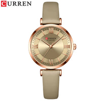 CURREN 9079 Elegant Women's Quartz Watch Fashion Casual Leather Strap Waterproof Clock Business Lady Watch Gift Reloj Mujer