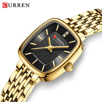 CURREN 9093 Women's Square Waterproof Watch; Simple Casual Women's Watch; Fashionable Women's Watch Ladies' Wristwatch