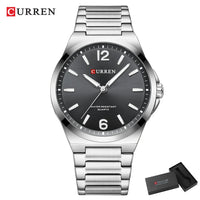 CURREN Men Quartz Movement Watch Waterproof Luminous Men's Watch, Stainless Steel Strap Business Watches