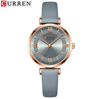CURREN Top Luxury Brand Watch for Women Leather Watches Ladies Casual Quartz Watch Quartz Women's Wristwatch Montre Femme Relogi