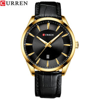 CURREN New Fashion Men Watches with Silicone Strap Top Brand Luxury Sport Auto Date Male Quartz Watch Men Relogio Masculino