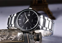 CURREN 8106 Men's Watch Waterproof Top Brand Luxury Calendar Fashion Male Clock Stainless Steel Sport Men Wristwatch