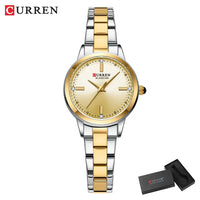 CURREN 9094 Womens Watches Fashion Original Quartz Wrist Watch for Ladies Dazzling Diamond Waterproof Luminous Luxury