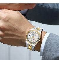 CURREN Women's Watch Analog Quartz Waterproof Ladies Wrist Watches with Date Dainty Fashion Luxury Stainless Steel Watch