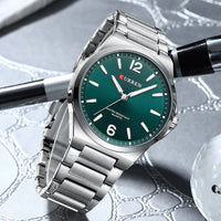 CURREN Luxury Quartz Watch Men Waterproof  Luminous Wristwatch Stainless Steel Men's Casual Watches Male Clock Sports Reloj