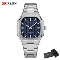 CURREN Brand Fashion Business Multi-functional Steel Band Quartz Men's Luxury Steel Wristwatch Retro Clock