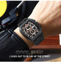 CURREN Men Casual Sport Military Quartz Calendar Wrist Watch for Man Business Leather Waterproof Male Clock Relogio Masculino