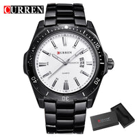 CURREN 8110 Men's Quartz Watch Calendar Luminous Sports Strap Waterproof Casual Cool Wristwatch Male Clock reloj hombre