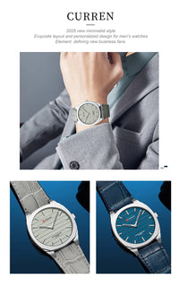 CURREN 8480 New Fashion Mens Watches Brand Luxury Sport Waterproof Simple Ultra-Thin Watches Men Quartz Clock Relogio Masculino