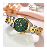 CURREN Luxury Quartz Watch for Women Elegant Stainless Steel Women's Watches Luminous Waterproof Date Wristwatch Ladies Gift