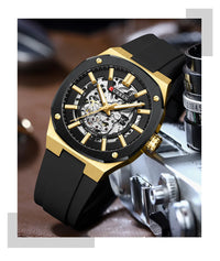 CURREN Men Waterproof Watch Outdoor Sports Mechanical Original Watches Luminous Clock Multifunctional Wristwatch