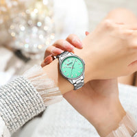 CURREN New Watch Women Fashion Casual Stainless Steel Watches Simple Ladies Round Dial Quartz Wristwatches Clock Reloj Mujer