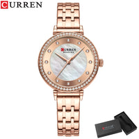Women Watches New Curren Rose gold Silver Ladies Bracelet Watch womens quartz dress wristwatch feminino reloj mujer kol saati