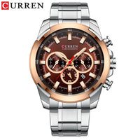 CURREN Quartz Watch for Men Top Brand Luxury Fashion Business Watches Steel Waterproof Man Sport Wristwatch Relogio Masculino