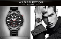 CURREN Men Watches Top Brand Luxury Men Military Wristwatches Full Steel Men Sports Watch Waterproof Relogio Masculino Montre