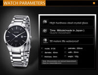 CURREN 8106 Men's Watch Waterproof Top Brand Luxury Calendar Fashion Male Clock Stainless Steel Sport Men Wristwatch