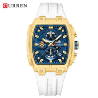 CURREN Men Casual Sport Military Quartz Calendar Wrist Watch for Man Business Leather Waterproof Male Clock Relogio Masculino