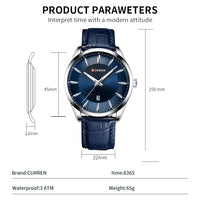 CURREN New Fashion Men Watches with Silicone Strap Top Brand Luxury Sport Auto Date Male Quartz Watch Men Relogio Masculino