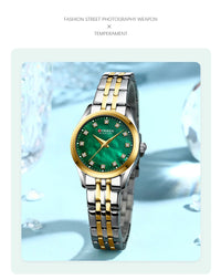 CURREN Elegant Fashion Women's Watches Luxury Brand Original Quartz Watch for Ladies Waterproof Stainless Steel Clock