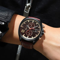 CURREN Men Watch Luxury Wristwatch Quartz Wristwatches Fashion Leather Punk Style Mens Watches Relogio Masculino