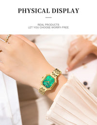 CURREN Elegant Fashion Women's Watches Luxury Brand Original Quartz Watch for Ladies Waterproof Stainless Steel Luminous Date