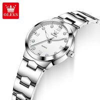 OLEVS 3735 Women's Quartz Wristwatch Delicate Fashion Small Dial Elegant Ladies Dress Watches Waterproof Watches for Woman New
