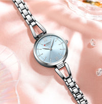CURREN 9092 Women's Stainless Steel Quartz Watch Luxury and Elegant Watch Business Women's Bracelet Watches Relojes De Mujer