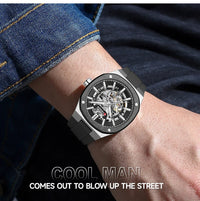 CURREN Men Waterproof Watch Outdoor Sports Mechanical Original Watches Luminous Clock Multifunctional Wristwatch