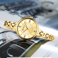 CURREN 9097 Luxury Bracelet Simple Casual Quartz Watches Women Wristwatch Female Clock Ladies Watch часы женские на