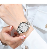 CURREN Luxury Quartz Watch for Women Elegant Stainless Steel Women's Watches Luminous Waterproof Date Wristwatch Ladies Gift