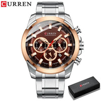 CURREN Quartz Watch for Men Top Brand Luxury Fashion Business Watches Steel Waterproof Man Sport Wristwatch Relogio Masculino