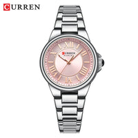 CURREN Fashion Women Watch Top Brand Luxury Ladies Girl Wristwatch Black Stainless Steel Bracelet Classic Female Clock Gift 9004