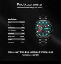CURREN 8402 Men's Stainless Steel Watch Creative Fashion Luminous Dial with Chronograph Leisure Luxury Men's Watch Reloj Hombre